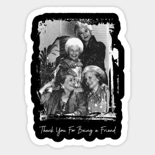 golden girls in the golden era Sticker